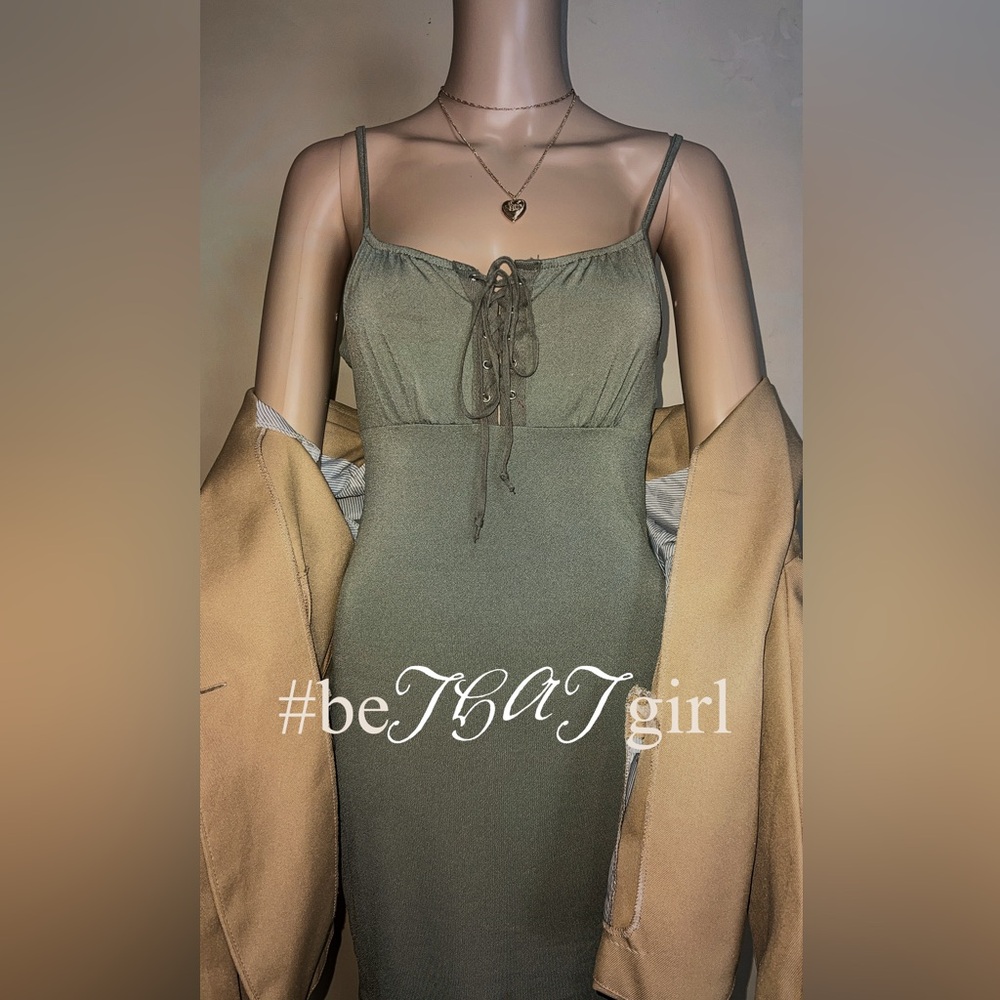 Green Mini Dress